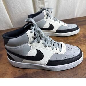 Nike Court Vision Mid Next Nature Light Smoke Grey Sail DN 3577–002 Men's Size 9
